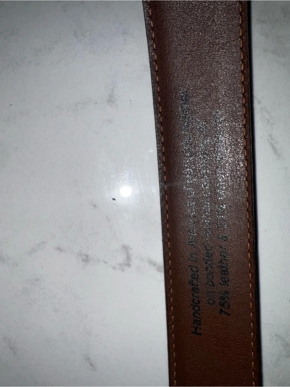 Classic Black Leather Belt with Brass Buckle - Men's Accessory
